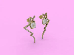 earring 55 jewelry 3D Print Model