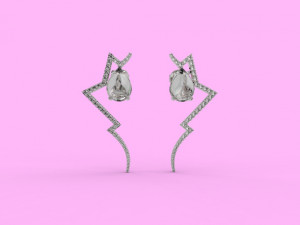 earring 55 jewelry Modelo de Impressão 3D