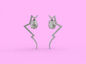 earring 55 jewelry 3D Print Model