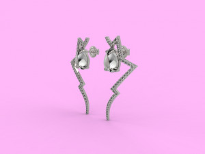 earring 55 jewelry Modelo de Impressão 3D