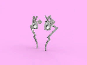 earring 55 jewelry 3D Print Model