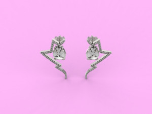 earring 55 jewelry Modelo de Impressão 3D