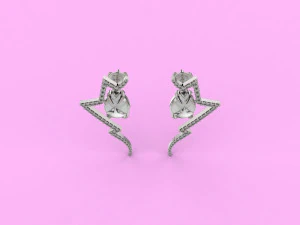 earring 55 jewelry 3D Print Model