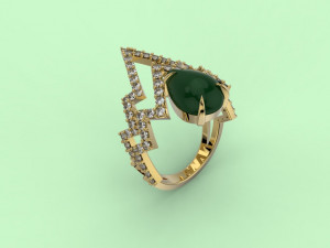 ring 58 jewelry 3D प्रिंट मॉडल