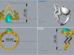 ring 58 jewelry 3D प्रिंट मॉडल