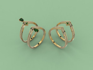 set 389 jewelry Modèles 3D en vedette