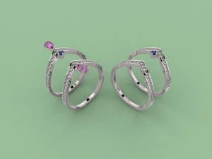 set 389 jewelry 3D Print Model