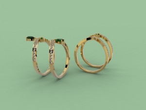 set 389 jewelry 3D प्रिंट मॉडल