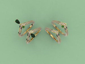 set 389 jewelry 3D प्रिंट मॉडल
