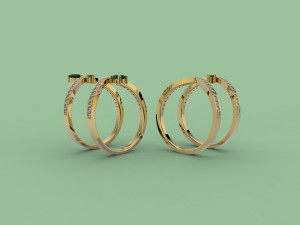 set 389 jewelry 3D प्रिंट मॉडल