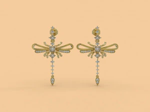 brinco 391 joias Modelo de Impressão 3D