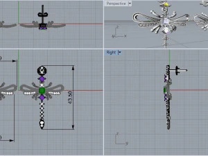 earring 391 jewelry 3D Print Model