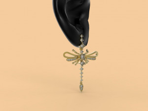 earring 391 jewelry Model do druku 3D