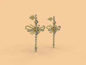 earring 391 jewelry 3D Print Model