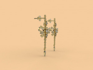 earring 391 jewelry Model do druku 3D