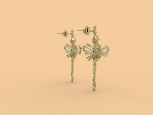 earring 391 jewelry Model do druku 3D