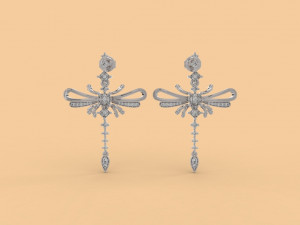 earring 391 jewelry Model do druku 3D