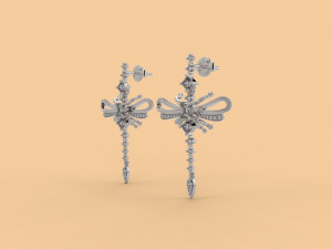 earring 391 jewelry Model do druku 3D