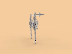 earring 391 jewelry 3D Print Model