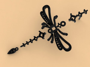 earring 391 jewelry Model do druku 3D