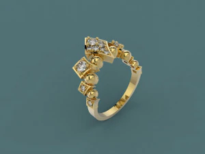 अंगूठी 392 आभूषण 3D प्रिंट मॉडल