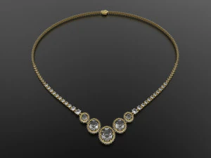 colar 393 jóias Modelo de Impressão 3D