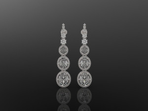 earring 394 jewelry Model do druku 3D