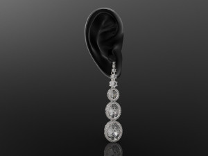 earring 394 jewelry Model do druku 3D