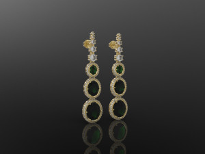 earring 394 jewelry Model do druku 3D