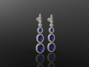 earring 394 jewelry Model do druku 3D