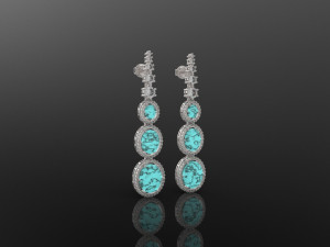earring 394 jewelry Model do druku 3D