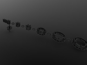earring 394 jewelry Model do druku 3D