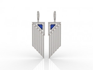 earring 397 jewelry Modèles 3D en vedette