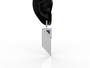 earring 397 jewelry Modèles 3D en vedette