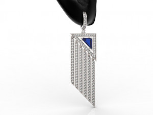 earring 397 jewelry Modèles 3D en vedette