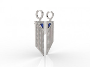 earring 397 jewelry Modèles 3D en vedette