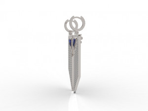earring 397 jewelry Modèles 3D en vedette