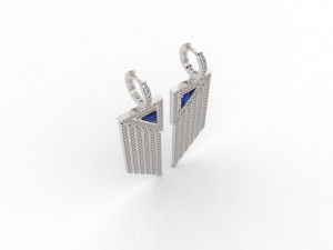 earring 397 jewelry Modèles 3D en vedette