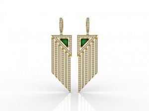 earring 397 jewelry Modèles 3D en vedette