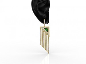 earring 397 jewelry Modèles 3D en vedette