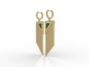 earring 397 jewelry Modèles 3D en vedette