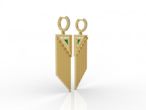 earring 397 jewelry Modèles 3D en vedette