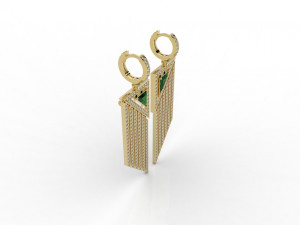 earring 397 jewelry Modèles 3D en vedette