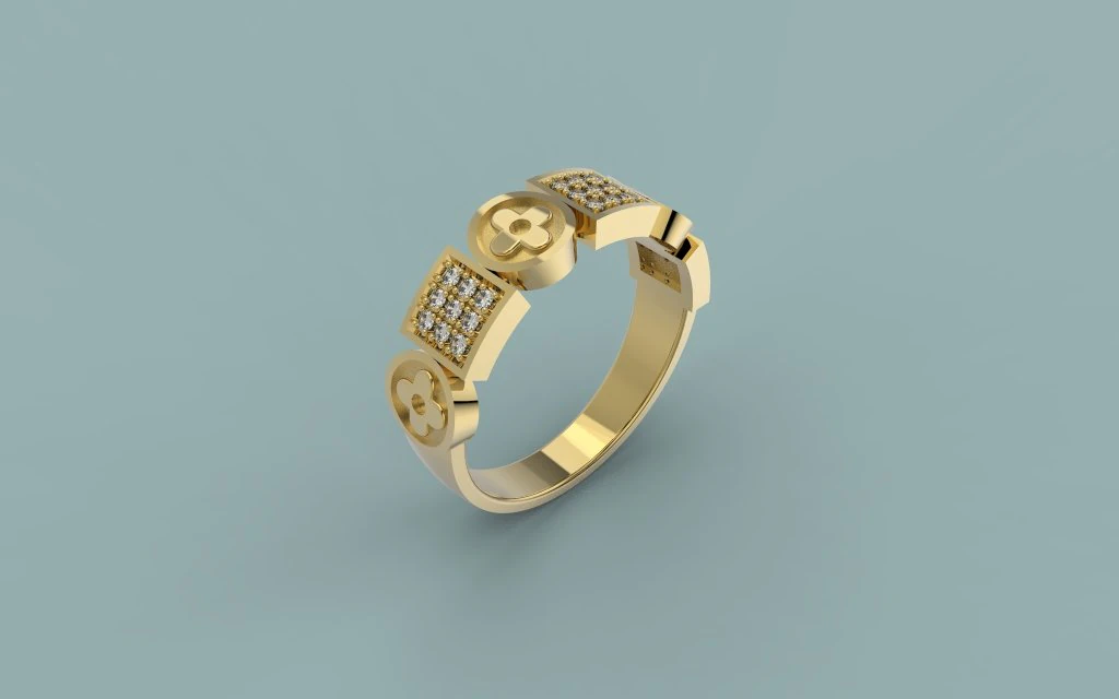 ring 398 jewelry 3D Print Model .c4d .max .obj .3ds .fbx .stl .blend 