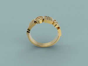 ring 398 jewelry 3D Print Model