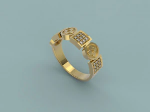 ring 398 jewelry 3D Print Model