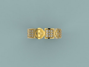 ring 398 jewelry Modello di stampa 3D