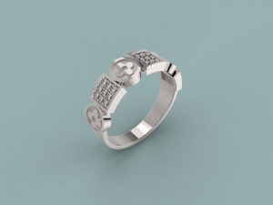ring 398 jewelry Modello di stampa 3D