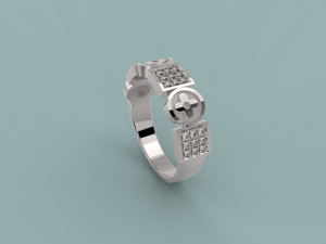 ring 398 jewelry Modello di stampa 3D
