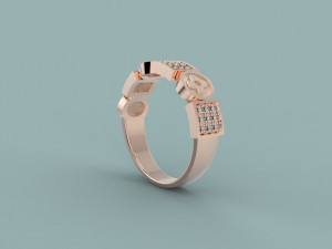 ring 398 jewelry Modello di stampa 3D